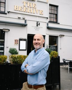 Richard Shakeshaft Outside the Beehive